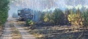Pożar lasu zdetonował 18 niewybuchów