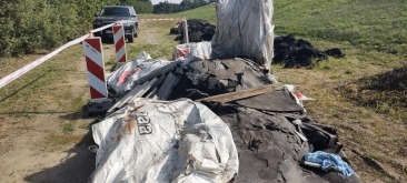  Niebezpieczne odpady z Niemiec porzucane tuż przy granicy
