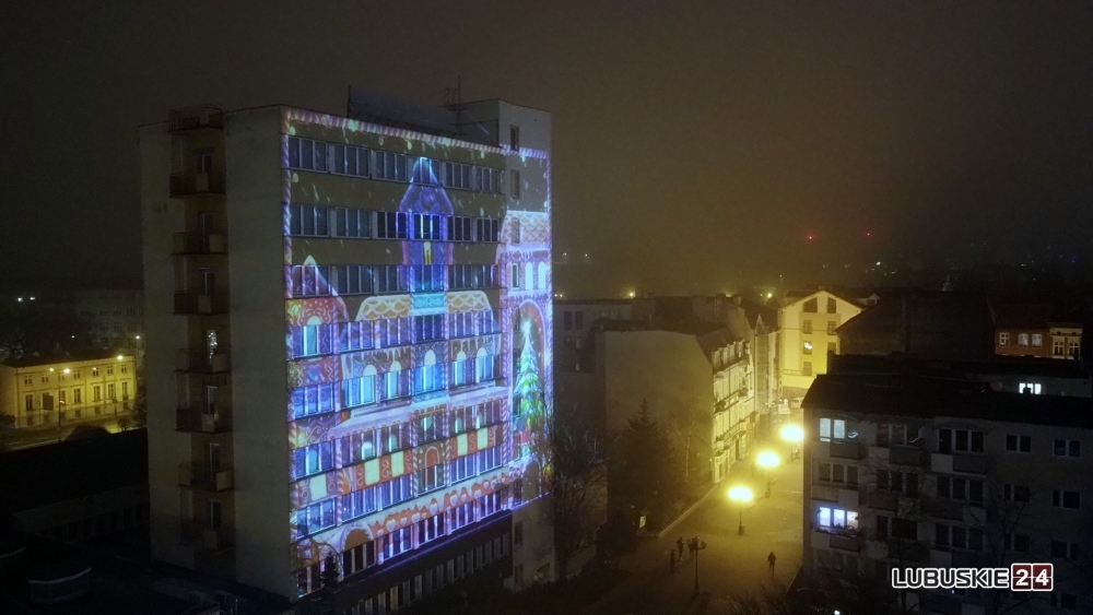 Video mapping w świątecznym nastroju