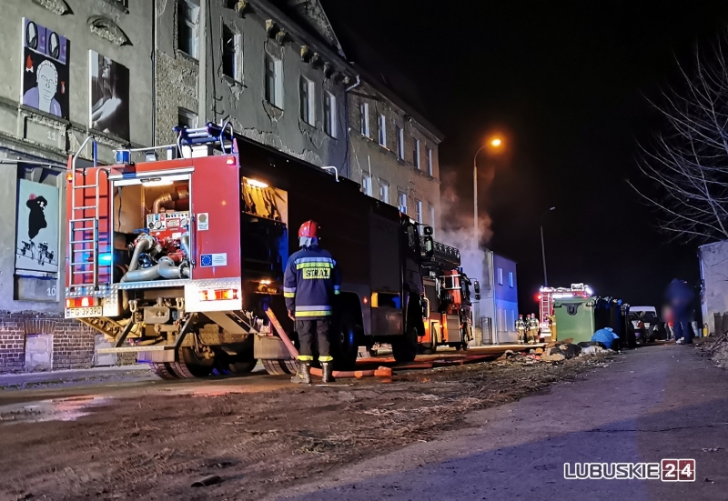 6/12 Pożar kamienicy przy ul. Prostej w Gorzowie