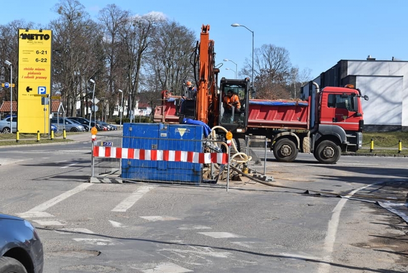 2/8 Prace podziemne na wielu ulicach w Sulęcinie