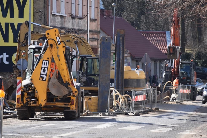 6/8 Prace podziemne na wielu ulicach w Sulęcinie