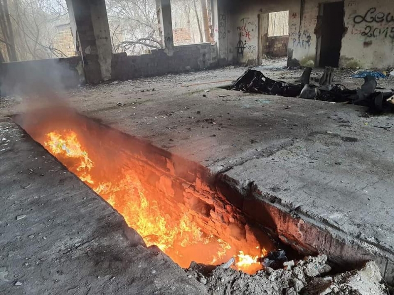 7/11 Pożar w starej cegielni w Murzynowie