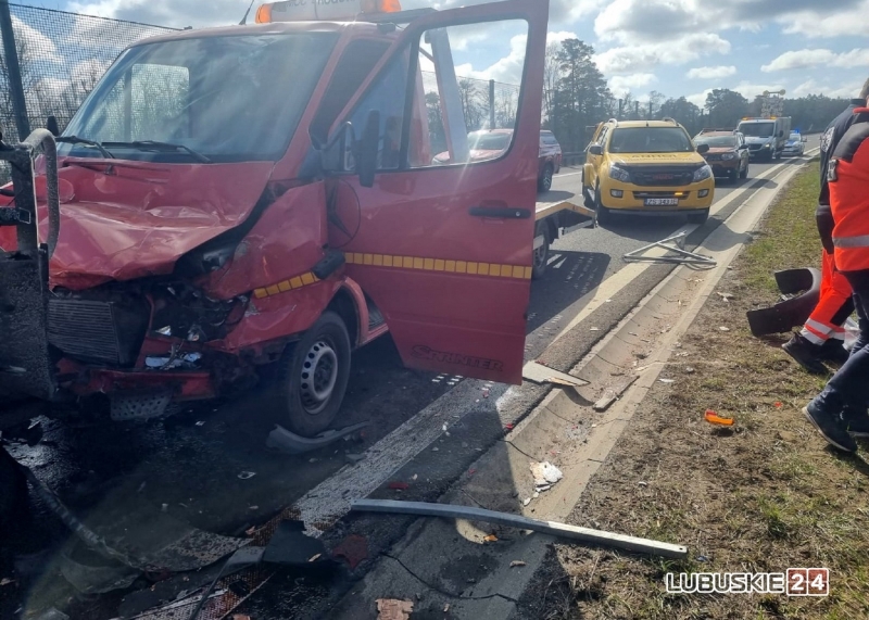 4/4 Wypadek na trasie S3 koło Międzyrzecza