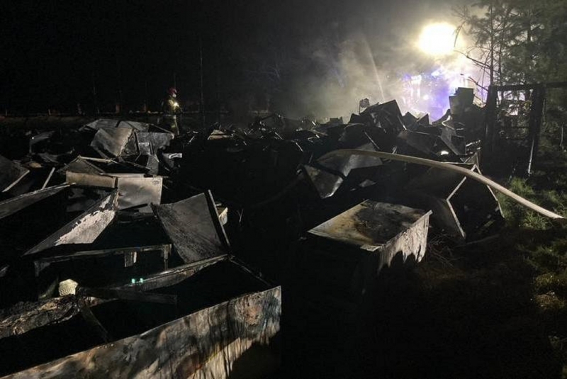 3/5 Pożar w Budzigniewie koło Sulęcina