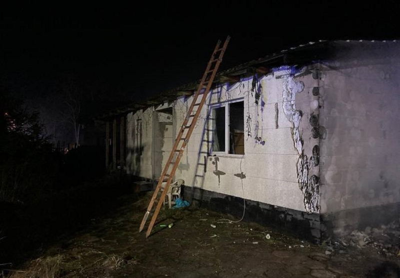 4/5 Pożar w Budzigniewie koło Sulęcina