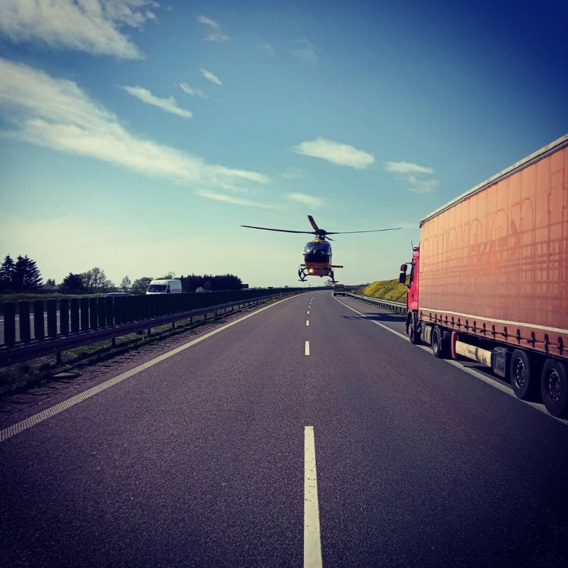 6/6 Bus uderzył w ciężarówkę na S3 koło Gorzowa