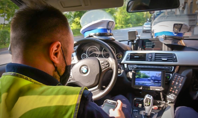 5/9 Policyjny dron nad Krosnem Odrzańskim