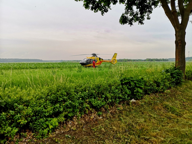 1/4 Śmiertelny wypadek na DK29 koło Cybinki