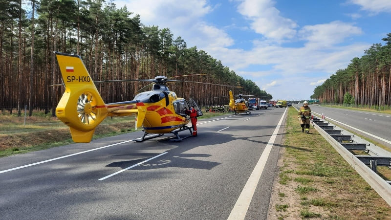 2/8 Wypadek na S3 koło Międzyrzecza