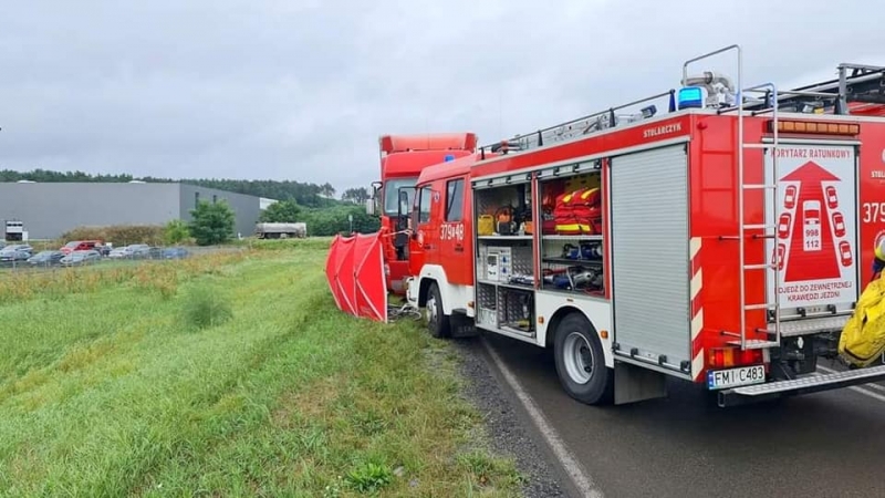 1/7 Ciężarówka śmiertelnie potrąciła rowerzystę w Skwierzynie