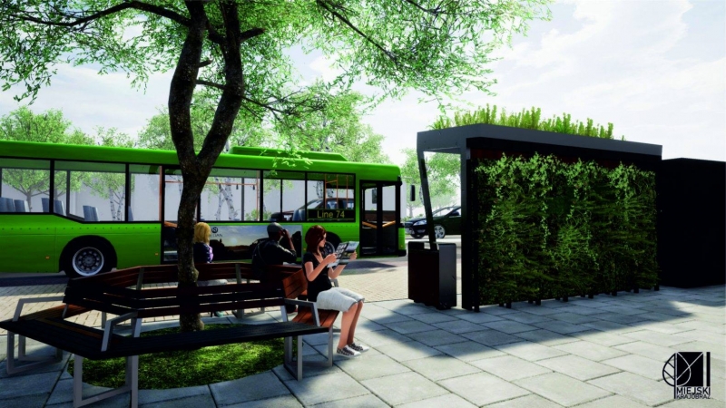 6/6 Budowa zielonego przystanku w Zielonej Górze