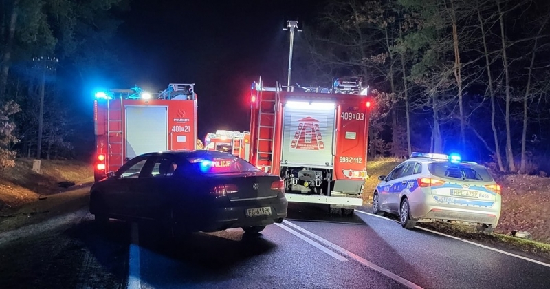 7/7 Czołówka volkswagena i forda w Wołogoszczy