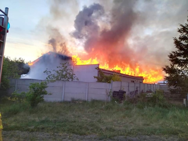 10/10 Pożar tartaku w miejscowości Dębówko