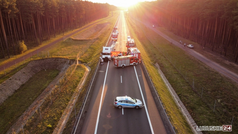 1/9 Śmiertelny wypadek na DK24 koło Skwierzyny