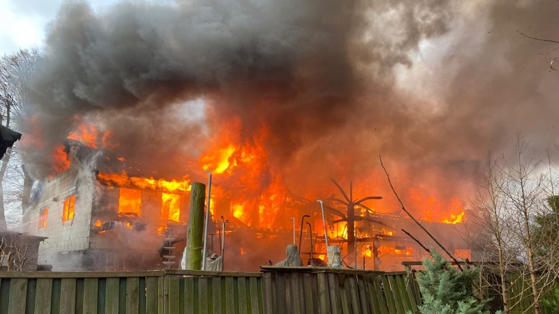 3/6 Pożar warsztatu w Drezdenku