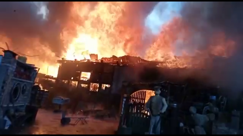 6/6 Pożar warsztatu w Drezdenku