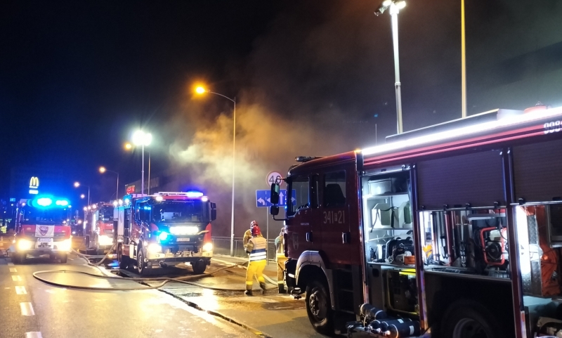 8/8 Pożar Castoramy w Zielonej Górze