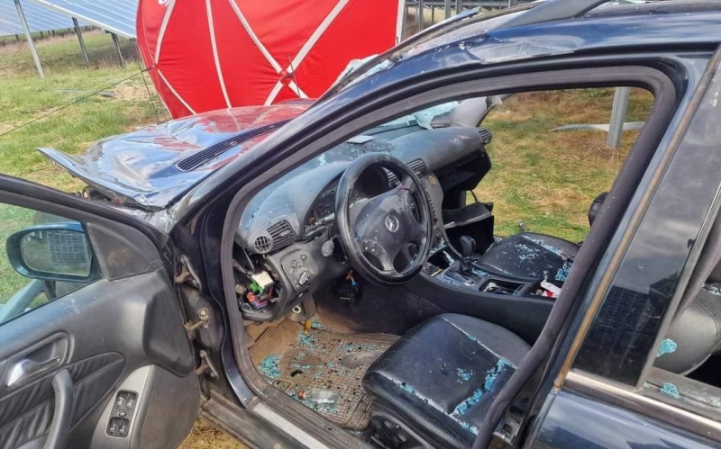 4/13 Tragiczny wypadek w Murzynowie. Nie żyje kierowca mercedesa