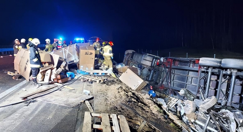 4/4 Dramatyczny wypadek na S3 koło Gorzowa 