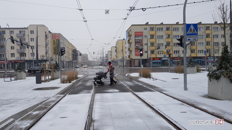 10/17 Noworoczne opady śniegu w Gorzowie