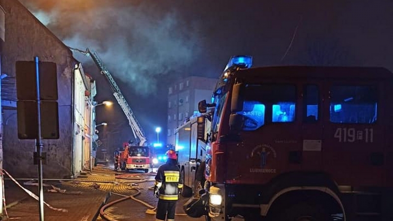 4/5 Pożar kamienicy w Sulęcinie