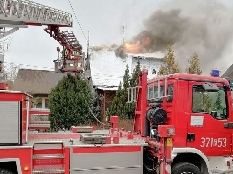 6/7 Pożar domu jednorodzinnego w Skwierzynie