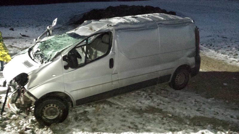 4/4 Wypadek z udziałem busa koło Lubnicka