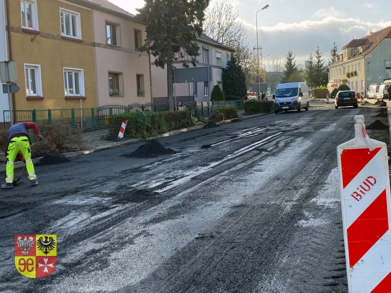 7/7 Prace przy ulicy Kolejowej w Świebodzinie