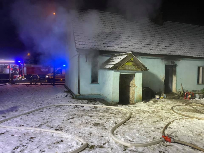 7/9 Pożar domu w Świniarach