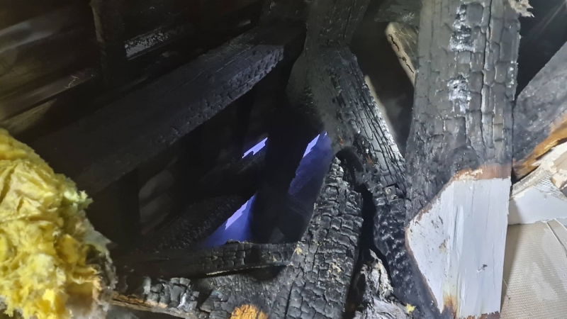 9/12 Pożar w Przytocznej. Palił się budynek mieszkalny 